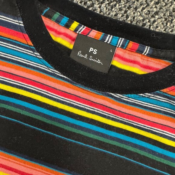 Paul Smith Striped Long Sleeve T-shirt Size L - Picture 2 of 7